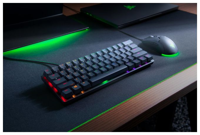 RGB-LED Gaming Tastatur USB  Huntsman Mini (Schwarz) 