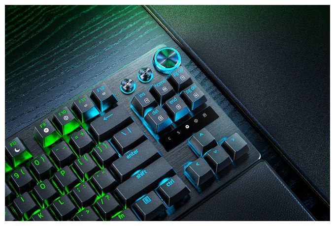 RGB-LED Gaming Tastatur USB  Huntsman V3 Pro TKL (Schwarz) 