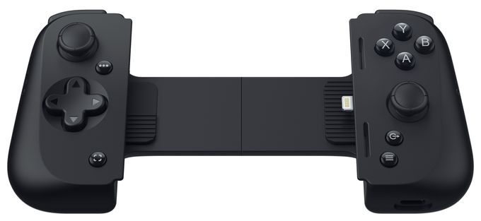 Analog / Digital Gamepad für iOS  Kishi V2 (Schwarz) 