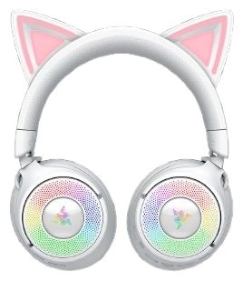 Over Ear Bluetooth Kopfhörer kabelgebunden&kabellos 70 h Laufzeit USB Typ-A  Kraken Kitty V3 Pro (Weiß) 