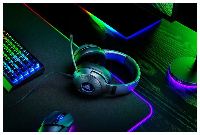 Over Ear Kopfhörer Kabelgebunden USB Typ-A  Kraken V3 X (Schwarz) 