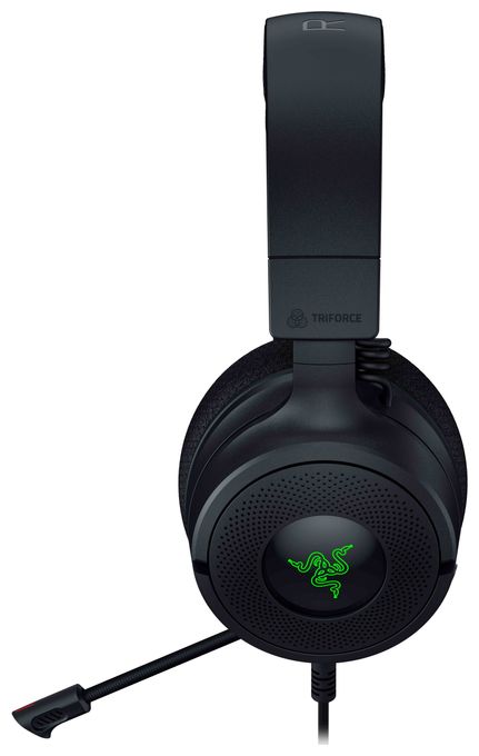 Ohraufliegender Kopfhörer Kabelgebunden USB Type-C / USB Type-A  Kraken V4 X (Schwarz) 