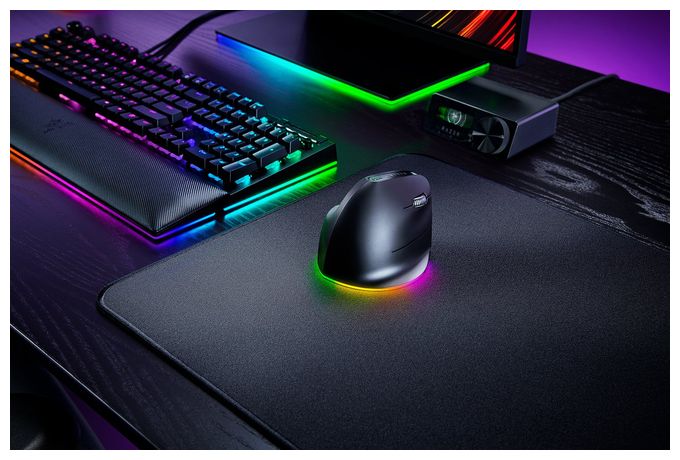 30000 DPI Universal Maus Optisch  Pro Click V2 Vertical (Schwarz) 