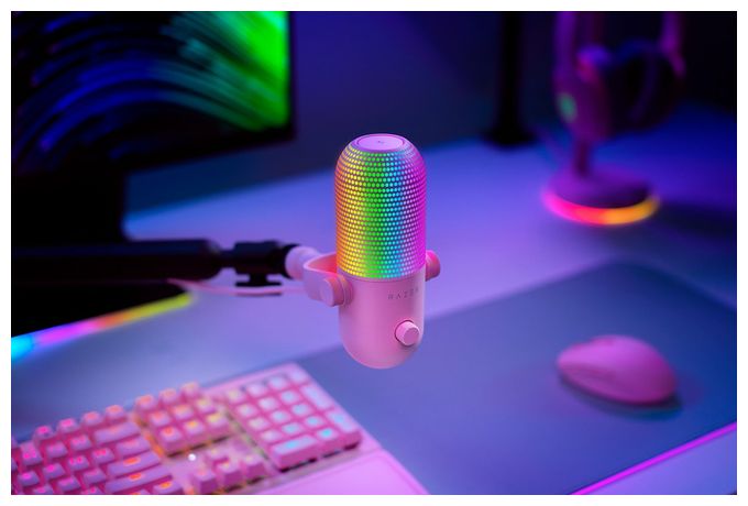 Kabelgebunden PC-Mikrofon 96 kHz USB  Seiren V3 Chroma (Pink) 