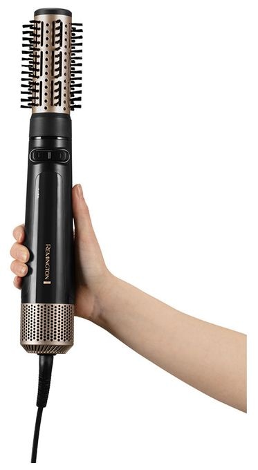 Warmluftbürste 1000 W  AS7580 Dry&Style (Schwarz, Gold) 