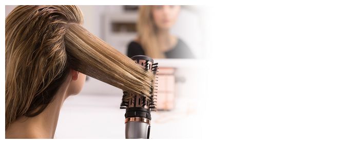 Warmluftbürste 1000 W (Silber, Schwarz, Gold) AS8810 Keratin Protect 