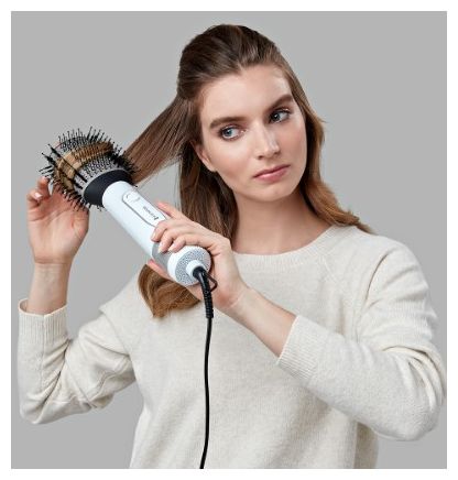 Warmluftbürste 1200 W (Schwarz, Roségold, Weiß) AS8901 HYDRAluxe 