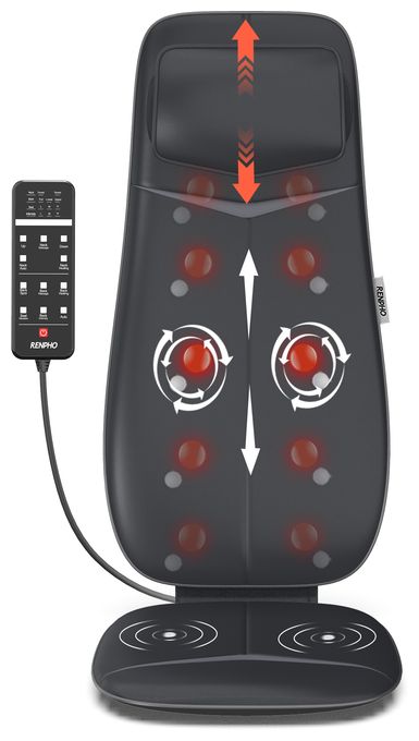  Cushion S BM076 Shiatsu-Massageauflage (Schwarz) 