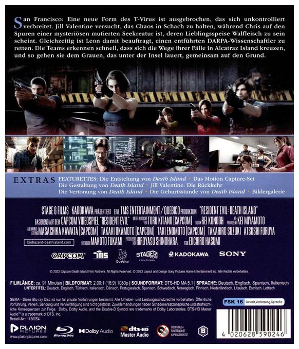 Resident Evil: Death Island (Blu-Ray) 