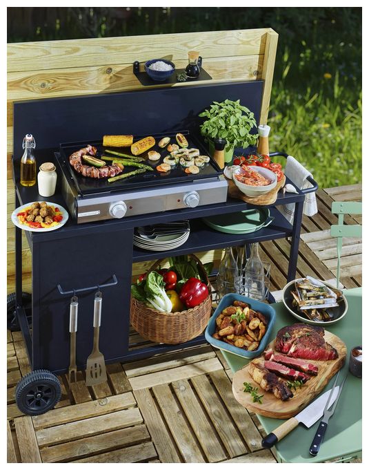 1 Zone(n) 2500 W mit 570 x 350 mm Fläche  QPL1060 (Schwarz, Edelstahl) 
