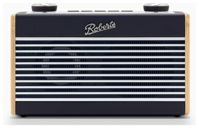 Bluetooth DAB, DAB+, FM Radio Tragbar  Rambler Uno (Bambus, Navy) 
