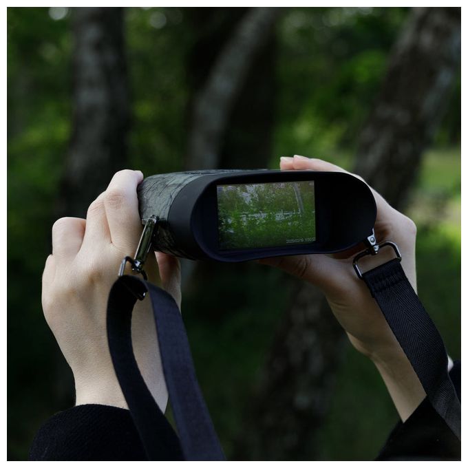  Nightvision 400 Nachtsichtgerät mit 4K (Schwarz, Grau) 