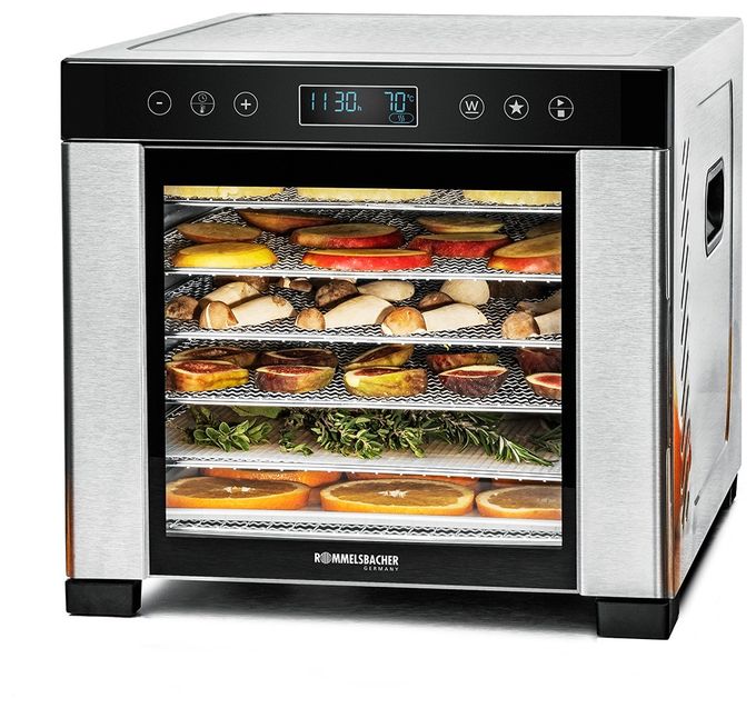 Dörrautomat 600 W 99 h Maximale Timer-Zeit 6 1 Dörrgitter DA950 