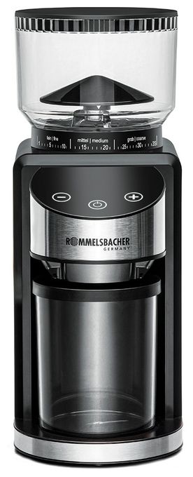 Filterkaffeemaschine  EKM400 Kaffeemühle (Schwarz, Edelstahl) 