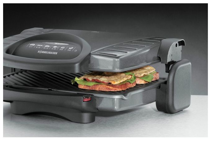 2 Zone(n) 1800 W mit 330 x 220 mm Fläche (Anthrazit, Metallisch) KG1800 Kontaktgrill 