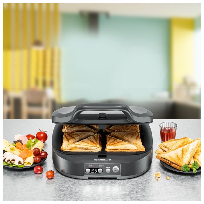 Sandwichmaker 1800 W für 4 Sandwiches  ST1800 (Schwarz) 
