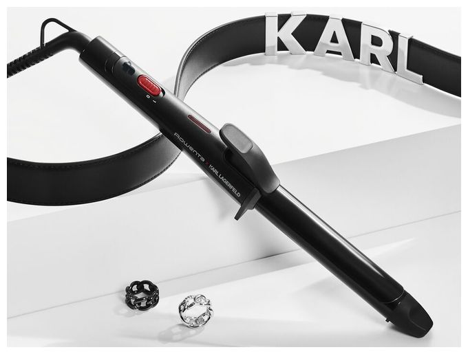 Lockenstab 47 W  CF321L x Karl Lagerfeld Curls Forever (Schwarz, Rot) 