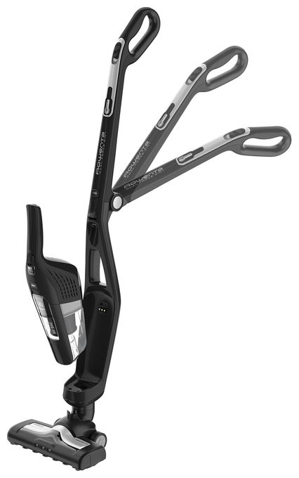 Handstaubsauger Beutellos bis 45 min Laufzeit 18 V  RH6735 Dual Force 2in1 (Schwarz) 