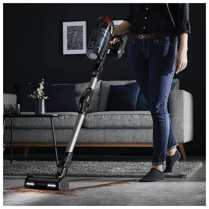 Handstaubsauger Beutellos bis 45 min Laufzeit 25,2 V  RH98A7 X-Force Flex 12.60 Animal (Rot, Grau) 