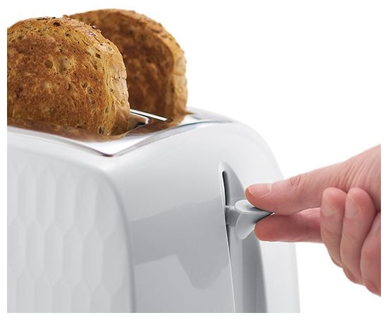 Toaster 850 W 2 Scheibe(n) 6 Stufen  26060-56 Honeycomb (Weiß) 