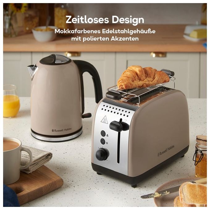 Toaster 1670 W 2 Scheibe(n) 6 Stufen  26931-56 Colours Plus (Schwarz, Mokka) 