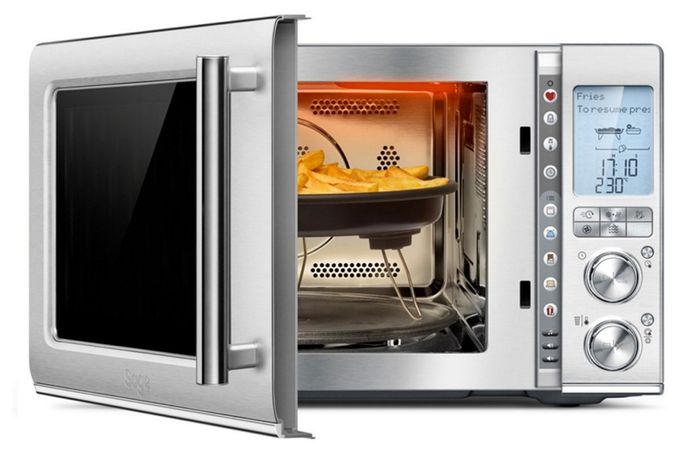 Freistehende Mikrowelle 1100 W Größe: groß Grill  The Combi Wave 3in1 (Edelstahl) 