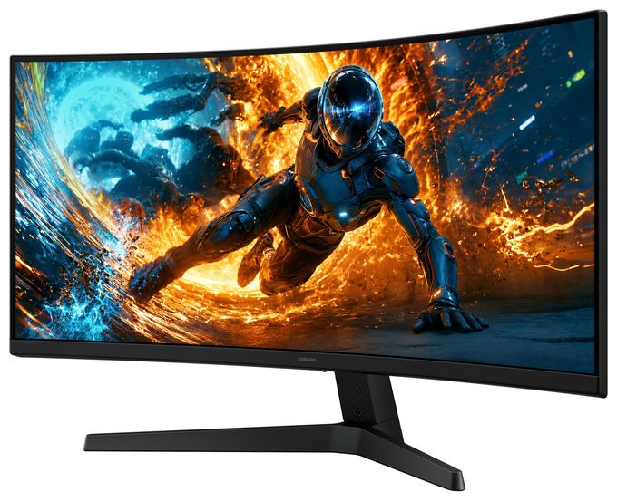 Quad HD Monitor 86,4 cm (34 Zoll) 21:9 1 ms 250 cd/m²  Odyssey G5 S34HG550EU (Schwarz) 