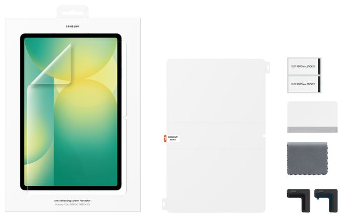 Anti-Glare Bildschirmschutz für Samsung Galaxy Tab S10 FE+ bis 33,3 cm (13.1")  Anti-Reflecting Screen Protector (Transparent) 