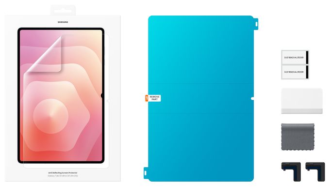 Anti-Glare Bildschirmschutz für Samsung Galaxy Tab S11 Ultra bis 37,1 cm (14.6") Staubresistent, Kratzresistent  Anti-Reflecting Screen Protector (Transparent) 