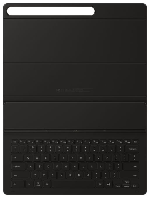 für Samsung Galaxy Tab S10 FE+  Book Cover Keyboard Slim (Schwarz) 