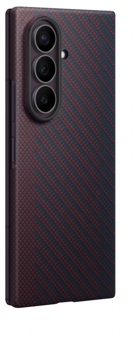Cover für Samsung Z Fold8  Carbon Magnet Case (Rot) 
