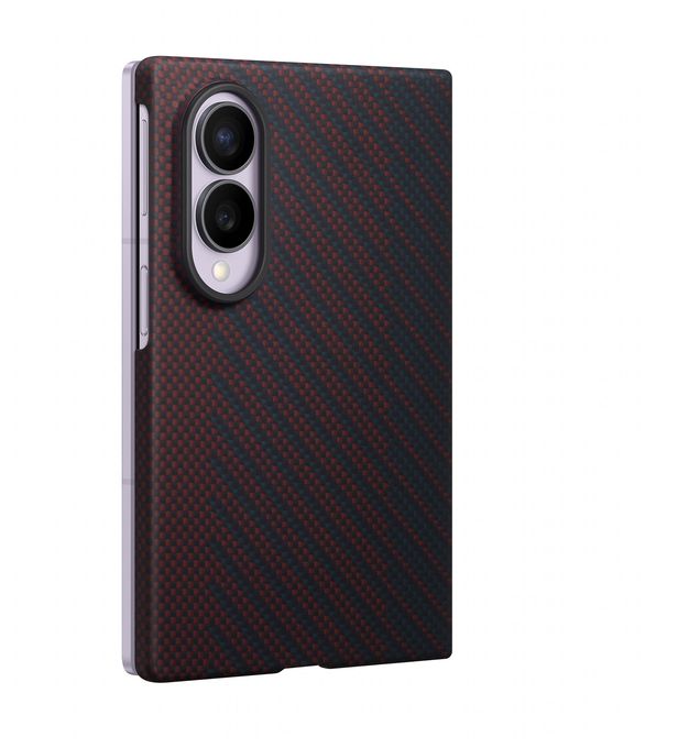 Cover für Samsung Z Fold8  Carbon Magnet Case (Rot) 