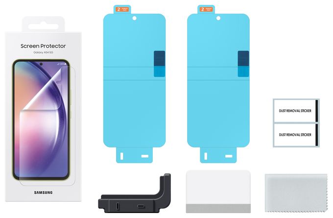 Klare Bildschirmschutzfolie für  Samsung Galaxy A54 Kratzresistent EF-UA546CTEGWW 