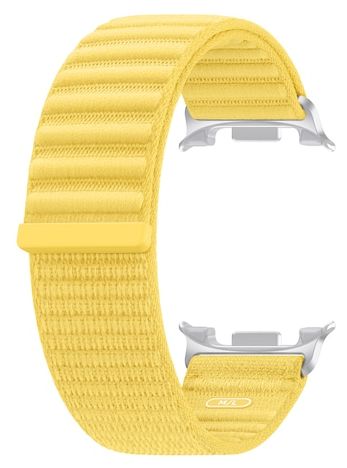 Armband M/L 52 mm Samsung Galaxy Watch9 (Watch8)  Fabric Band (Gelb) 