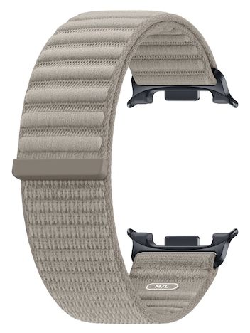 Armband M/L 52 mm Samsung Galaxy Watch9 (Watch8)  Fabric Band (Mokka) 