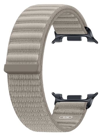 Armband S/M 52 mm Samsung Galaxy Watch9 (Watch8)  Fabric Band (Mokka) 