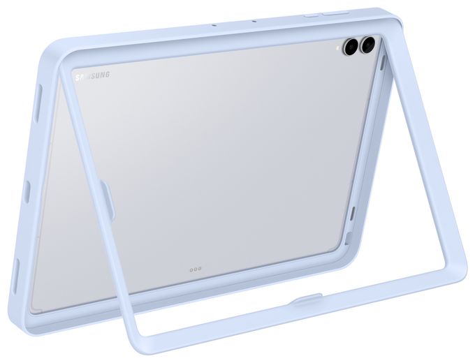 Cover für Samsung Galaxy Tab S11 Ultra bis 37,1 cm (14.6") Stoßfest, Schlagfest (Blau) Frame 