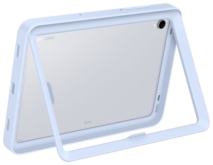 Cover für Samsung Galaxy Tab S11 bis 27,9 cm (11") Stoßfest, Schlagfest (Blau) Frame 