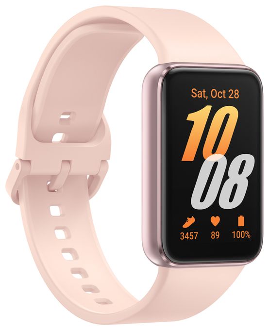 Digital 40 mm Smartwatch Rechteckig IP68 312 h  Galaxy Fit3 (Rosa-Goldfarben) 