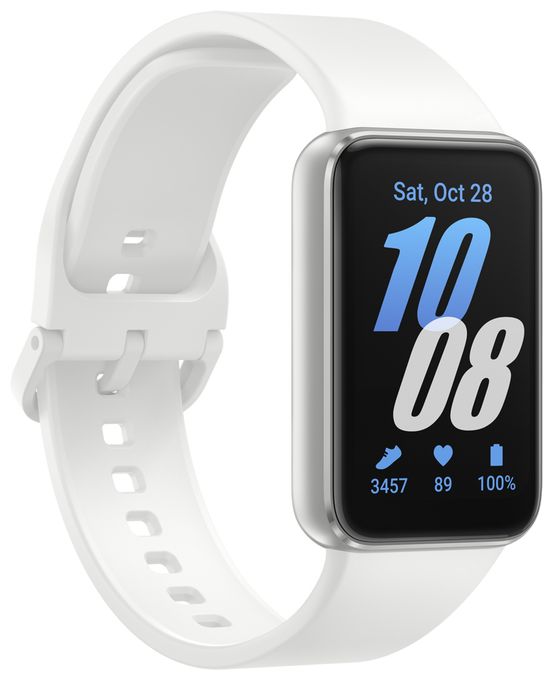 Digital 40 mm Smartwatch Rechteckig IP68 312 h  Galaxy Fit3 (Silber) 