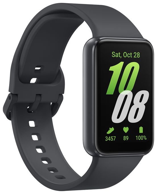Digital 40 mm Smartwatch Rechteckig IP68 312 h  Galaxy Fit3 (Grau) 