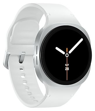 Digital 40 mm Smartwatch Rund IP68 327 ppi 4G  Galaxy Watch8 (Silber) 