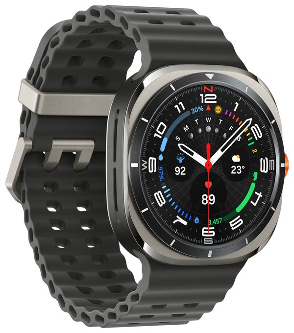 Digital 47 mm  Smartwatch Rund IP68 327 ppi 4G  Galaxy Watch Ultra (2025) (Silber) 