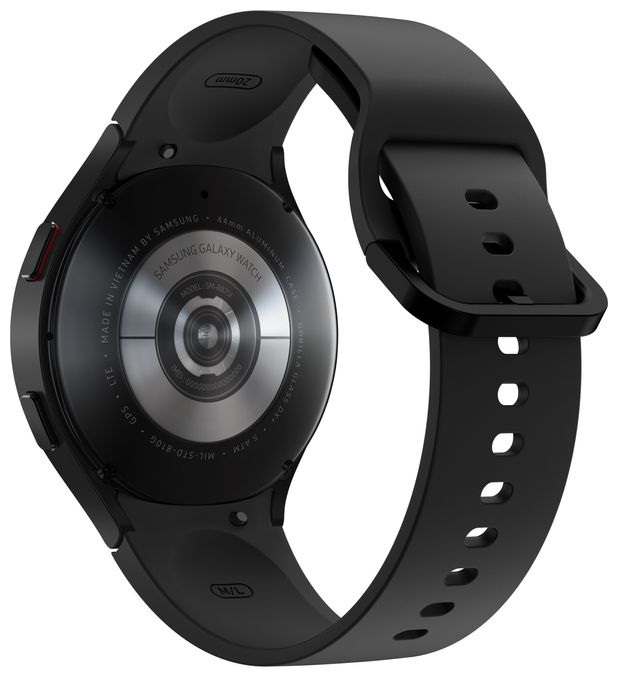 Galaxy Watch 4 Digital 44 mm Smartwatch Rund IP68 4G (Schwarz) 