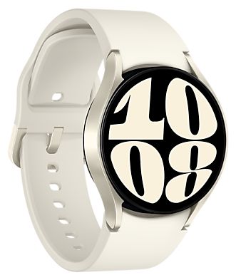 Digital 40 mm Smartwatch Rund IP68 330 ppi 4G  Galaxy Watch6 (Cremefarben) 