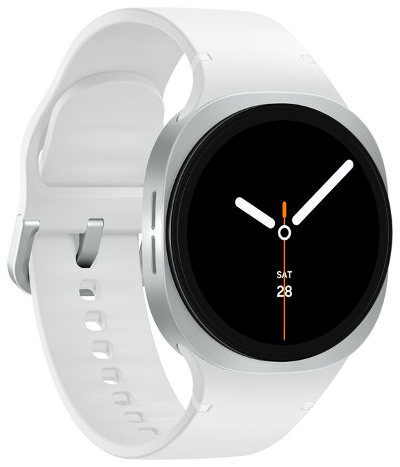 Digital 40 mm Smartwatch Rund IP68 327 ppi  Galaxy Watch8 (Silber) 