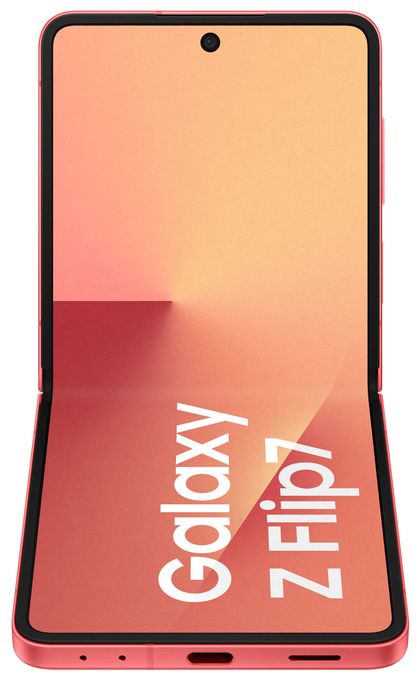 512 GB 5G Smartphone 17,5 cm (6.9 Zoll) 2,74 GHz Android 50 MP Dual Kamera Dual Sim WiFi 7 (Coralred) Galaxy Z Flip7 