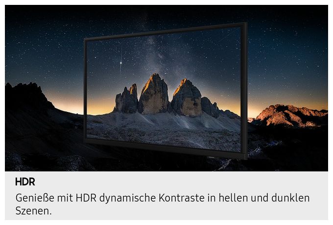 LED 61 cm (24 Zoll) Fernseher Full HD VESA 100 x 100 mm GU24F6009FU 