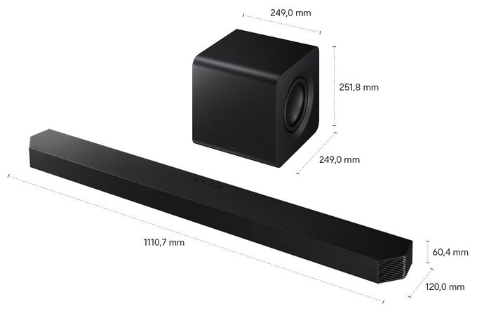Soundbar 5.1.2 Kanäle  HW-Q810GH (Schwarz) 