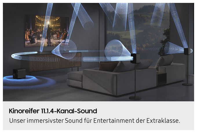 Soundbar 11.1.4 Kanäle  HW-Q995GF/ZG (Titan, Schwarz) 